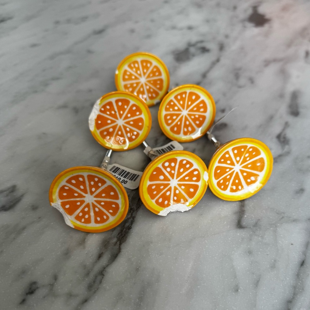 Orange you Glad it’s Anthropologie Home Decor Kitchen Drawer Dresser Pulls